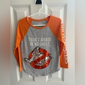 Ghost Busters Little Kid Long Sleeve XS size 4-5, Hybrid Apparel Brand